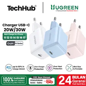 UGREEN Kepala Charger iPhone GaN-N Series PD Type C Fast Charging 20W 30W