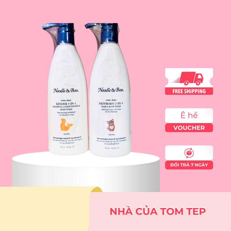 TTH Sữa tắm gội Noodle and boo 473ml size lớn hàng Mỹ dành cho bé