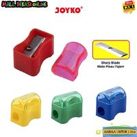 Gambar Joyko Rautan Pensil Mini SP-362 Warna-Warni Biru Hijau Merah Kuning Desain Kompak 2.6x2.2x1.7cm Bahan Plastik Ringan Tahan Lama Cocok untuk Sekolah Kantor Stationery dari MALL BEKASI ONLINE Kab. Bekasi 1 Tokopedia