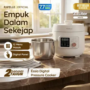 RAVELLE ÉSSIA Digital Pressure Cooker 3.1L - Panci Presto Multifungsi
