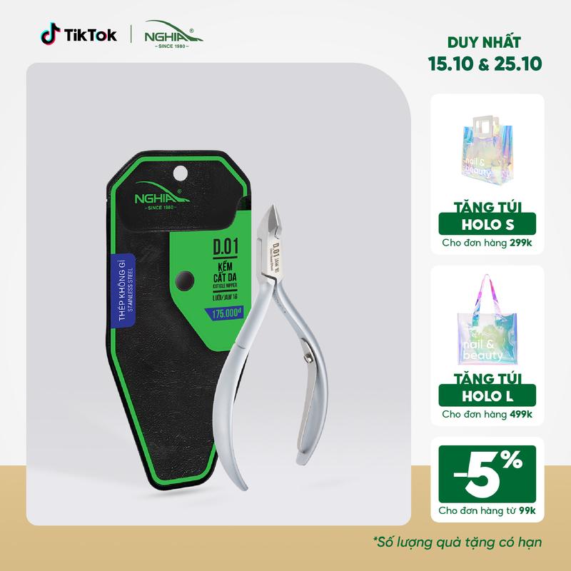 Kềm Cắt Da Thép Không Gỉ KỀM NGHĨA D.01- Kềm 1 chống