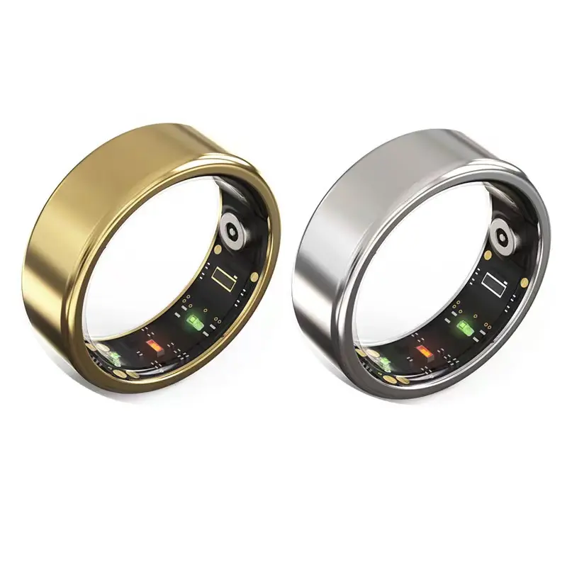 Hailiases Smart Ring Cincin Pintar Multifungsi Kesehatan Olahraga IP68 Waterproof Heart Rate & Blood Oxygen Monitoring Jam Smartwatch Ponsel Layar 0