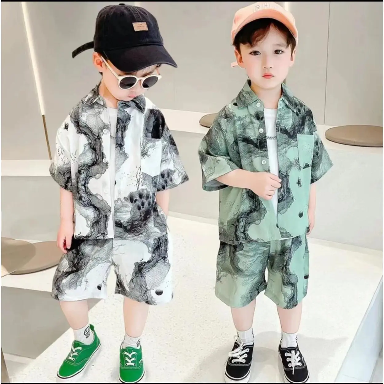 SETELAN ANAK LAKI LAKI BAHAN ADEM CASUAL UNTUK SANTAI TYDE IMPORT