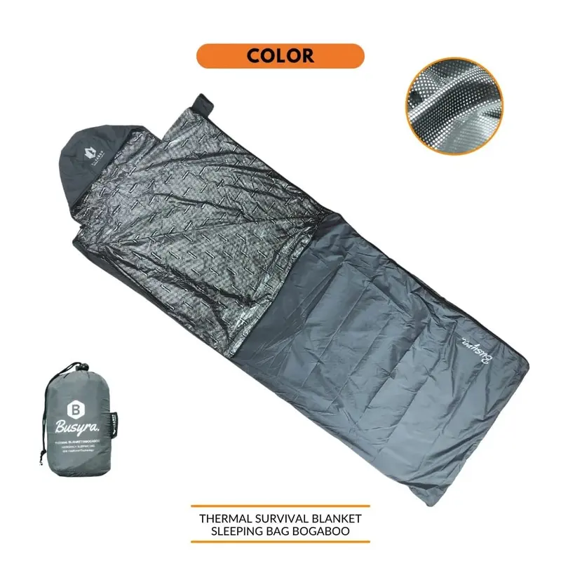 BISA COD BOGABOO sleeping bag ULTRALIGHT thermal blangket seri BUSYRA - sleeping bag 1