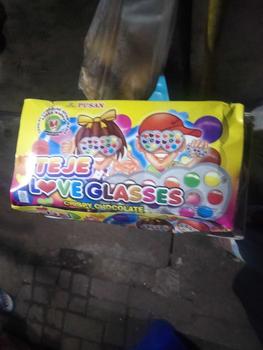 Product Review of PERMEN SMILLING EYEGLASS COKLAT BOX ISI 40 pcs PERMEN KACAMATA JADUL marshmallow from I** F**i 0