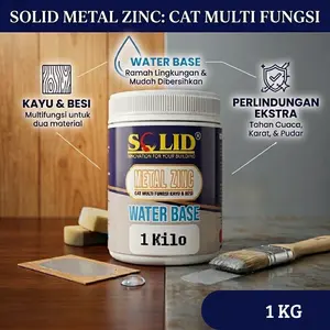 Metal Zinc - Cat Besi & Kayu Multifungsi 1kg Glosy & Doof