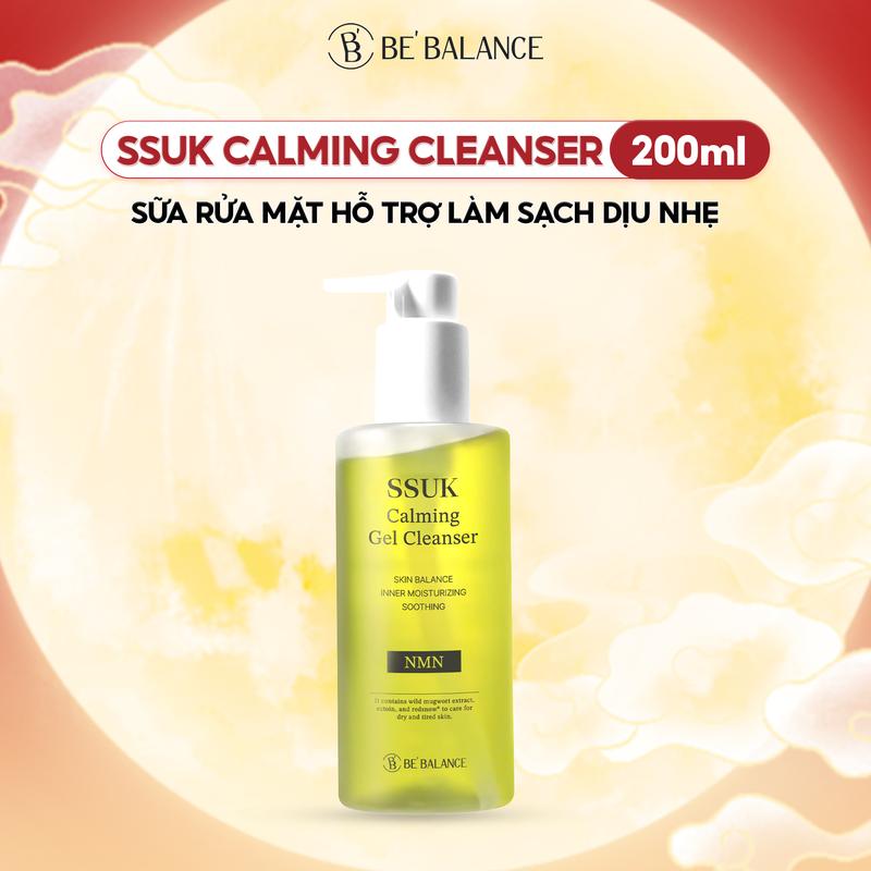 Sữa Rửa Mặt Dịu Nhẹ Be'Balance SSUK CALMING GEL CLEANSER giúp Làm Sạch & Làm Dịu Da 200ml