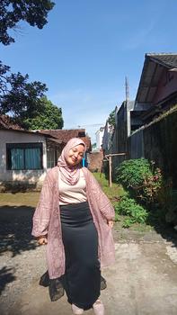 kardigan brukat // longcardi // kardigan brukat panjang baju ...