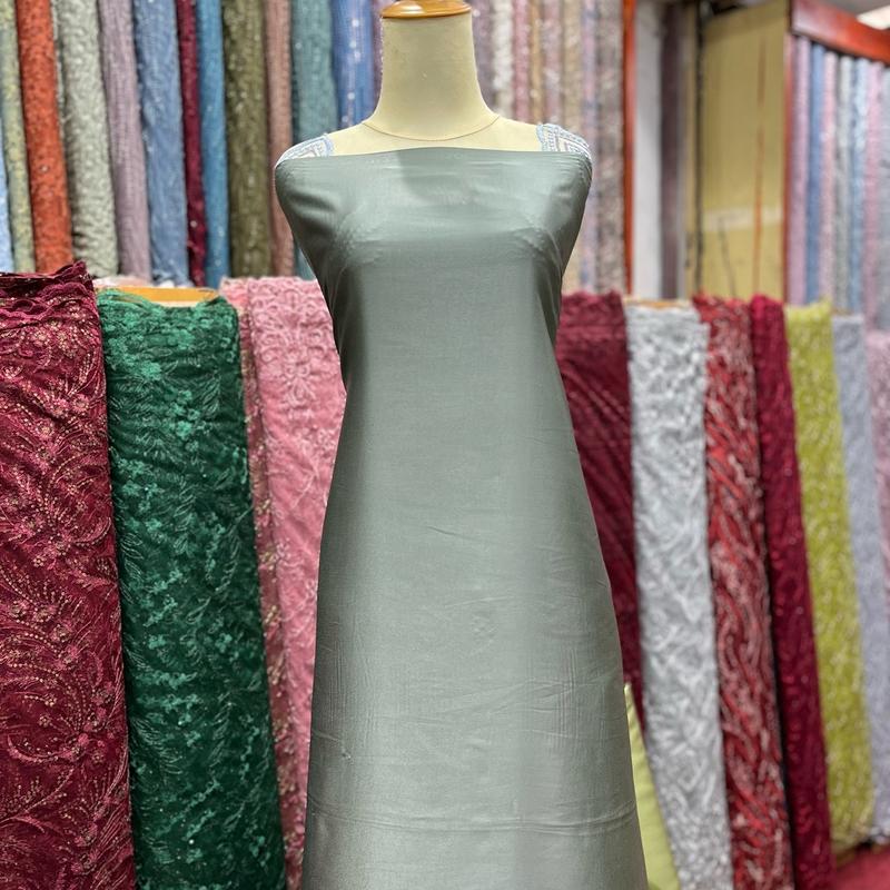 Bahan bridesmaid kain satin seragam by maxmara silk 3