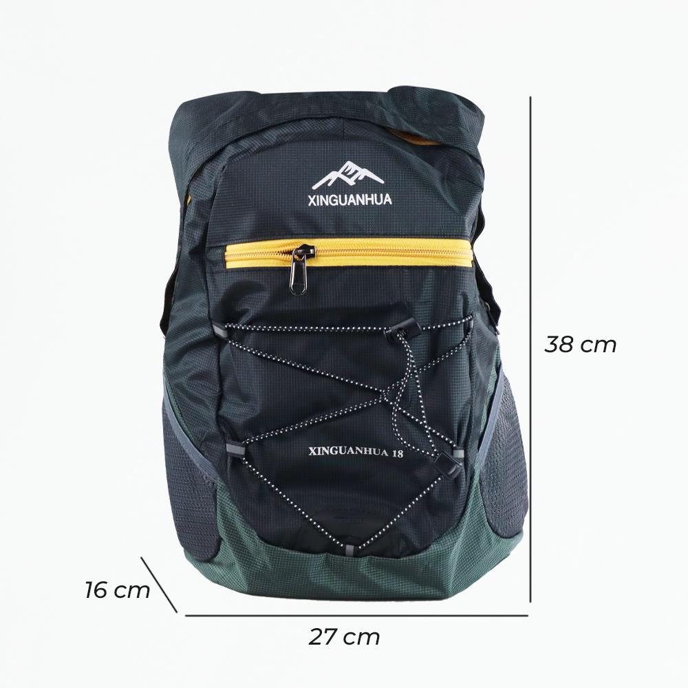 XINGUANHUA Tas Gunung Ransel Lipat Travel Backpack Waterproof 17 Liter dengan Desain Lipat dan Tahan Air