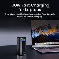 Gambar [ 130W ] Airbot SPB17 | 25000mAh Power Bank Single Output Fast Charging High Speed Laptop CCC Certified Inbuild Cable dari Airbot Indonesia Kota Administrasi Jakarta Utara 4 Tokopedia