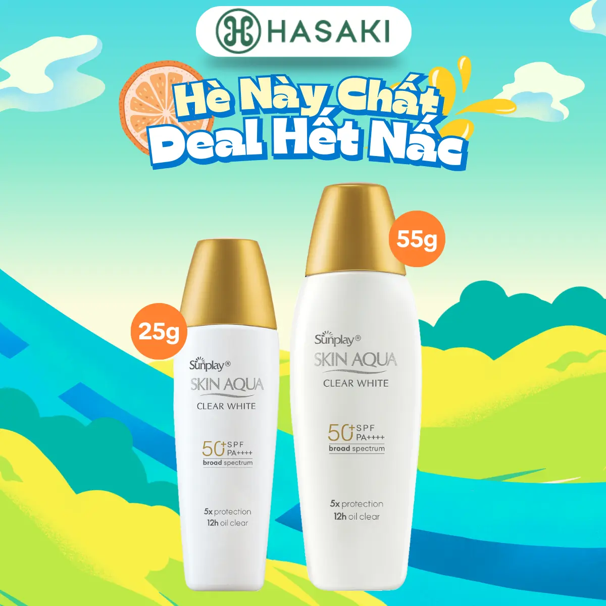 Sữa Chống Nắng Sunscreen Sunplay Skin Aqua | HASAKI BEAUTY