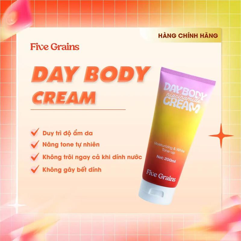 Kem dưỡng Cao cấp Five Grains trắng da Niacinamide, Alpha-Arbutin nâng tone ban…