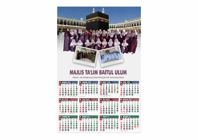 KALENDER CUSTOM 2026 BISA UNTUK PONPES MAJELIS TA'LIM PAUD TK BELI BANYAK BISA NEGO ATAU BONUS DENGAN FOTO KUSTOM DAN DESAIN MENARIK