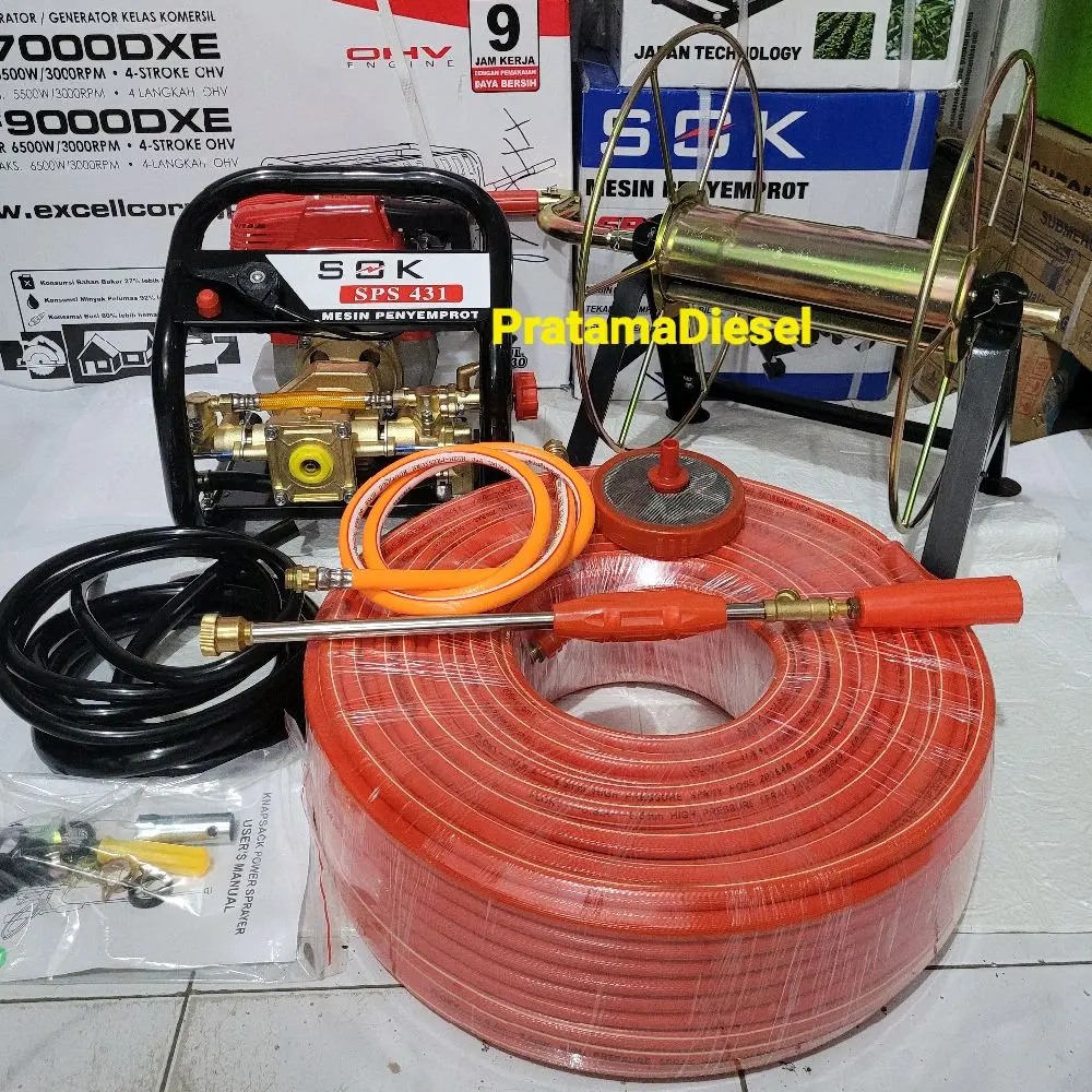 Steam Portable Sprayer 4tak&2Tak  SPS431&226 Doorsmeer Power Steam Cuci Motor Mobil +Selang 100M+Gulungan siap PakaiSteam Portable Sprayer 4tak&2Tak  SPS431&226 Doorsmeer Power Steam Cuci Motor Mobil +Selang 100M+Gulungan siap Pakai