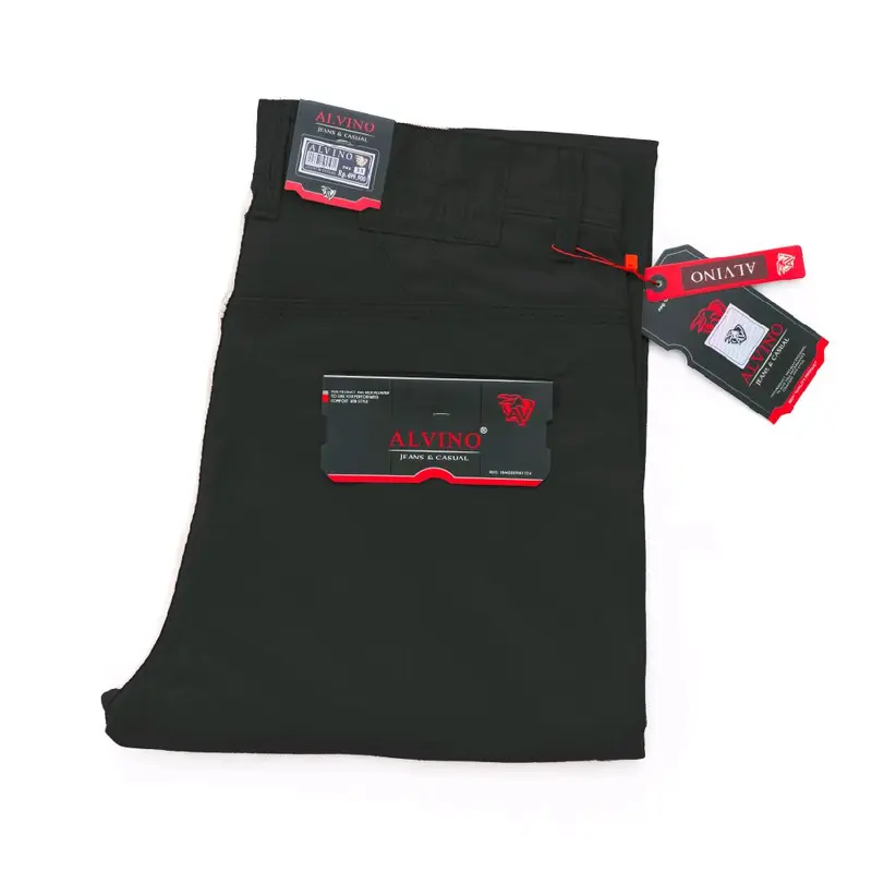celana kanfas alvino  model kantong  paspol/bobok bahan kanfas sulfura  di pake adem panjang 104 cm sampe 105 cm tipe standar regular 6