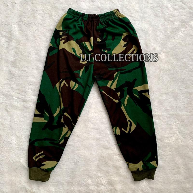 Setelan kaos anak tangan panjang loreng malvinaz - Baju treaning anak loreng army kids unisex Bordir Celana Fashion 4