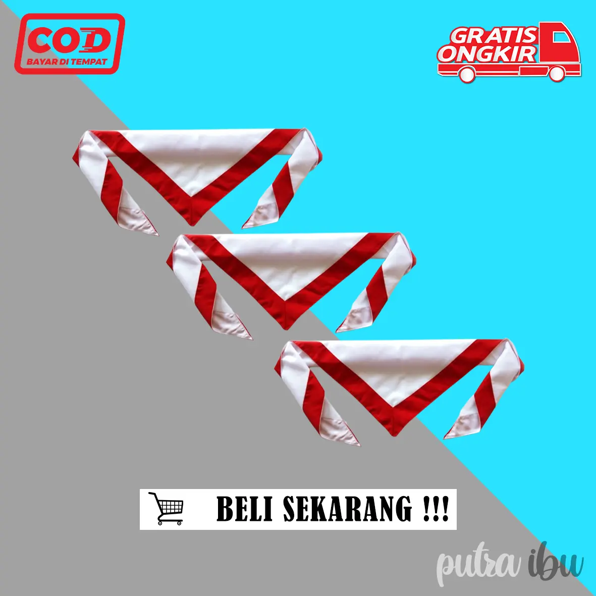 Hasduk/Kacu Pramuka SD,SMP,SMA,PEMBINA Hingga Super Jumbo