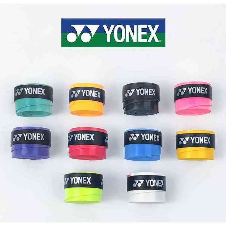 YONEX Overgrip Badminton Racket Viscose Non-slip Sweat-absorbent Flat Tape Grip Handle Tennis Sports Wrapped Tape