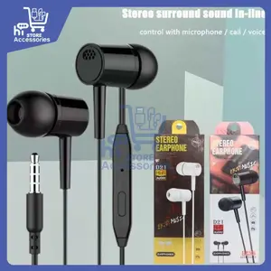 HF Handphone L29 / D21 | Handsfree Henset Earphone HP Universal Jack 3.5MM Grosir