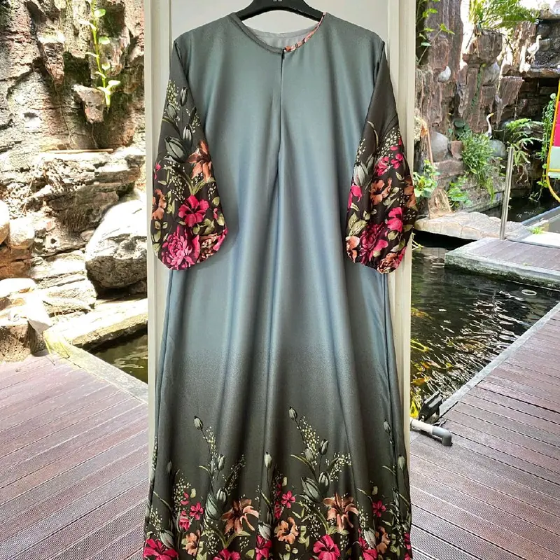 (PROMO)GAMIS HYGET GRADASI MOTIF TUMPAL TERMURAH 0