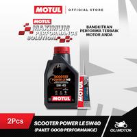 Gambar MOTUL SCOOTER POWER LE 5W40 (PAKET GOOD PERFORMANCE) dari MOTUL Indonesia Kota Administrasi Jakarta Utara 1 Tokopedia