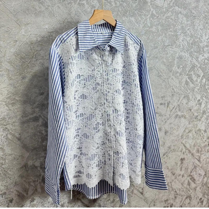 AMIIRAH-Kemeja Salur Brukat 1 1