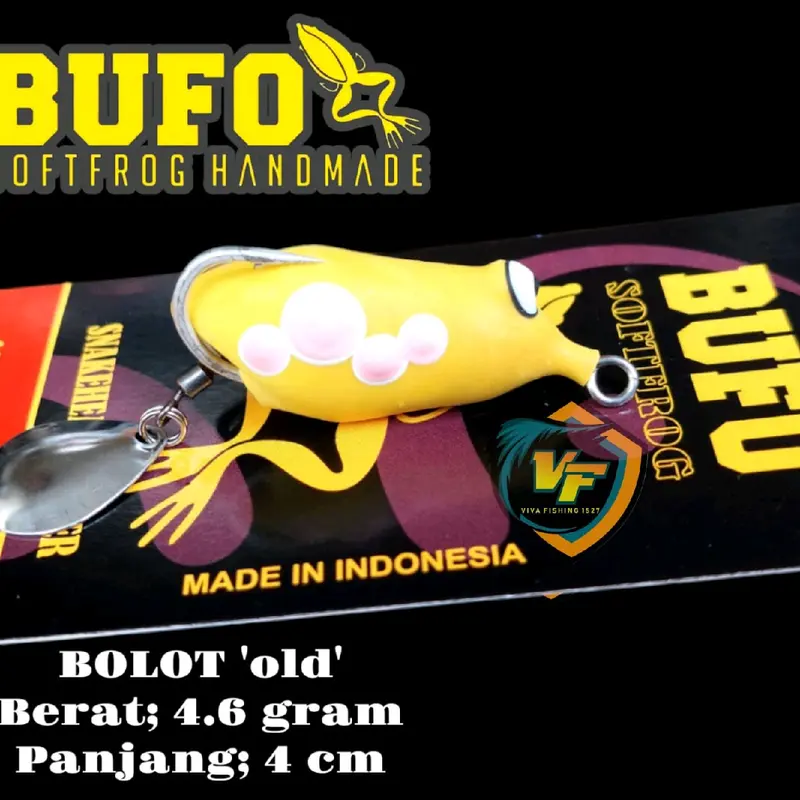 Bufo softfrog bolot OLD + lure + soft frog + casting + umpan pancing + umpan gabus + umpan casting + bufo 4