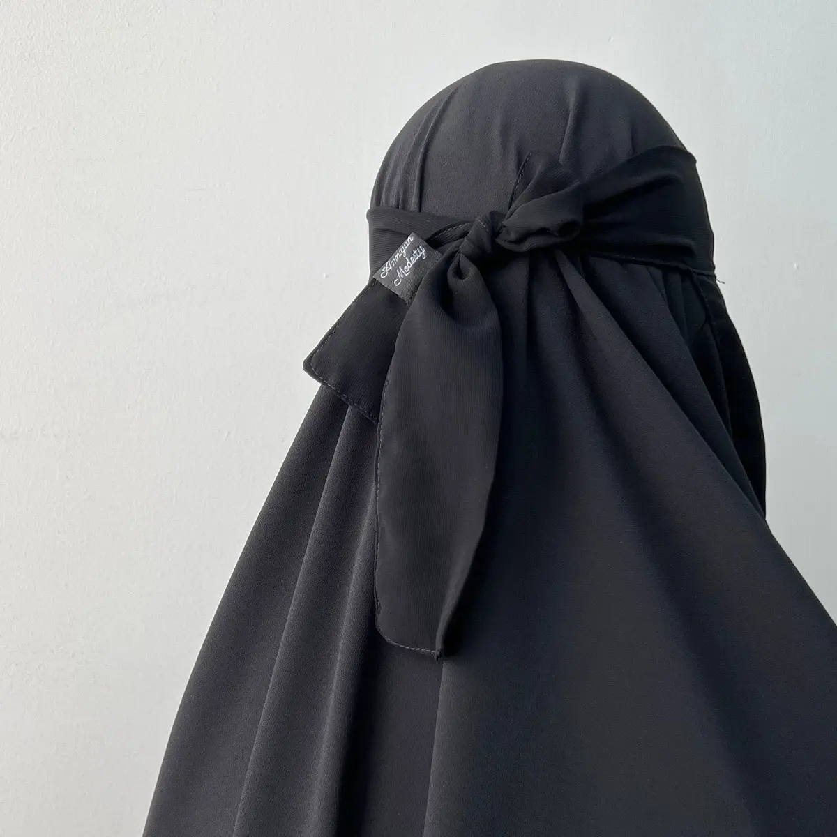 QAMAR FULL NIQAB SAUDI SILKY CHIFFON BREATHABLE