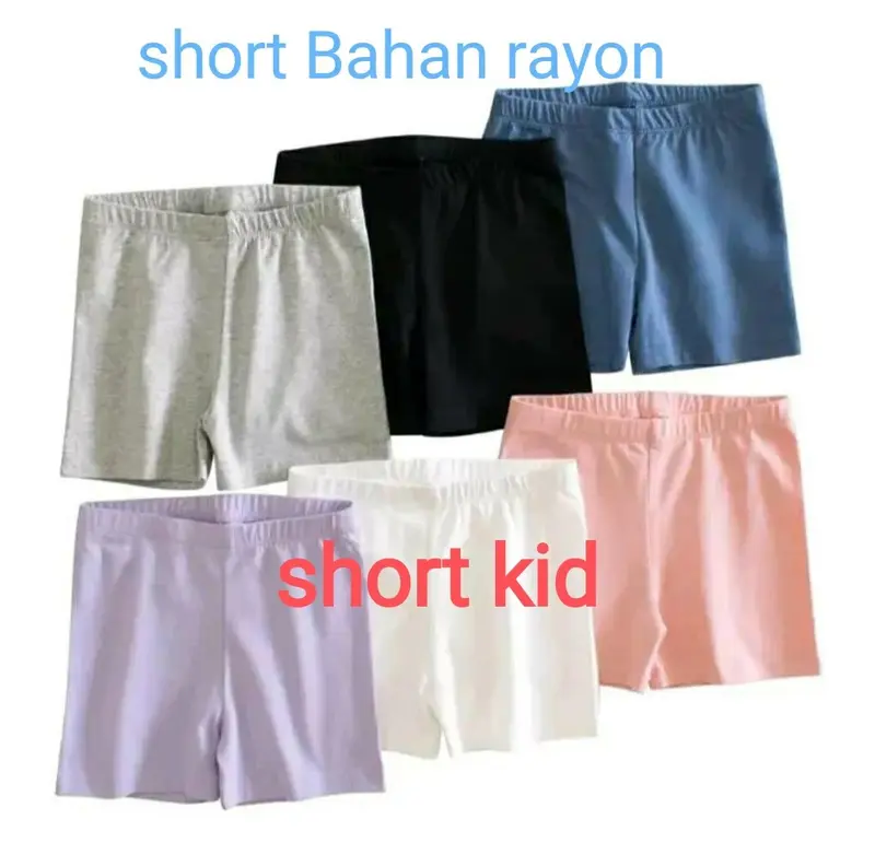 celana pendek anak cewek/short anak perempuan tk dan sd 0