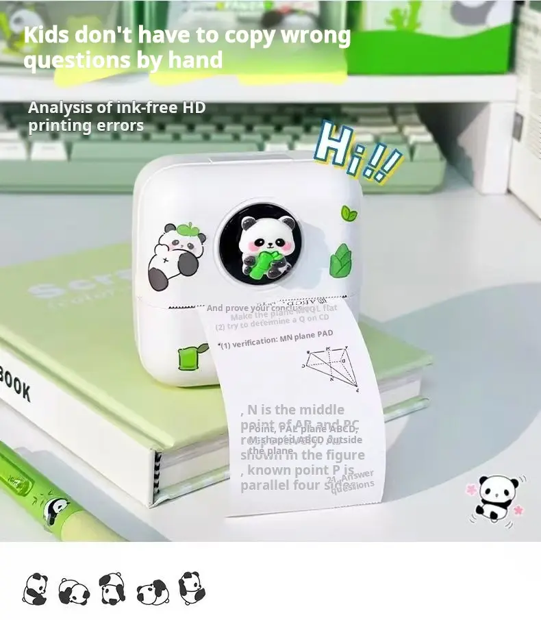 Mesin Pengimbas Kesilapan, Penting untuk Permulaan Musim Persekolahan, Sesuai untuk Kerja Rumah Pelajar Sekolah Menengah Rendah dan Menengah Office foto alat cetak mini printer stickers