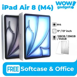 [Live] Apple iPad Air 8 (M4) 2026 11" inch 128GB 256GB 13" inch 512GB 1TB Wifi Only Garansi Inter Original Brand New in Box