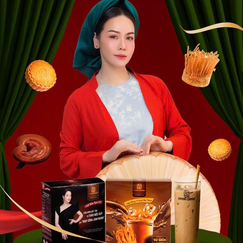   6 HỘP CHỌN VỊ  Cà Phê Laura Nhật Kim Anh Vị Đông Trùng Hạ Thảo Và Vị Nấm Linh Chi 