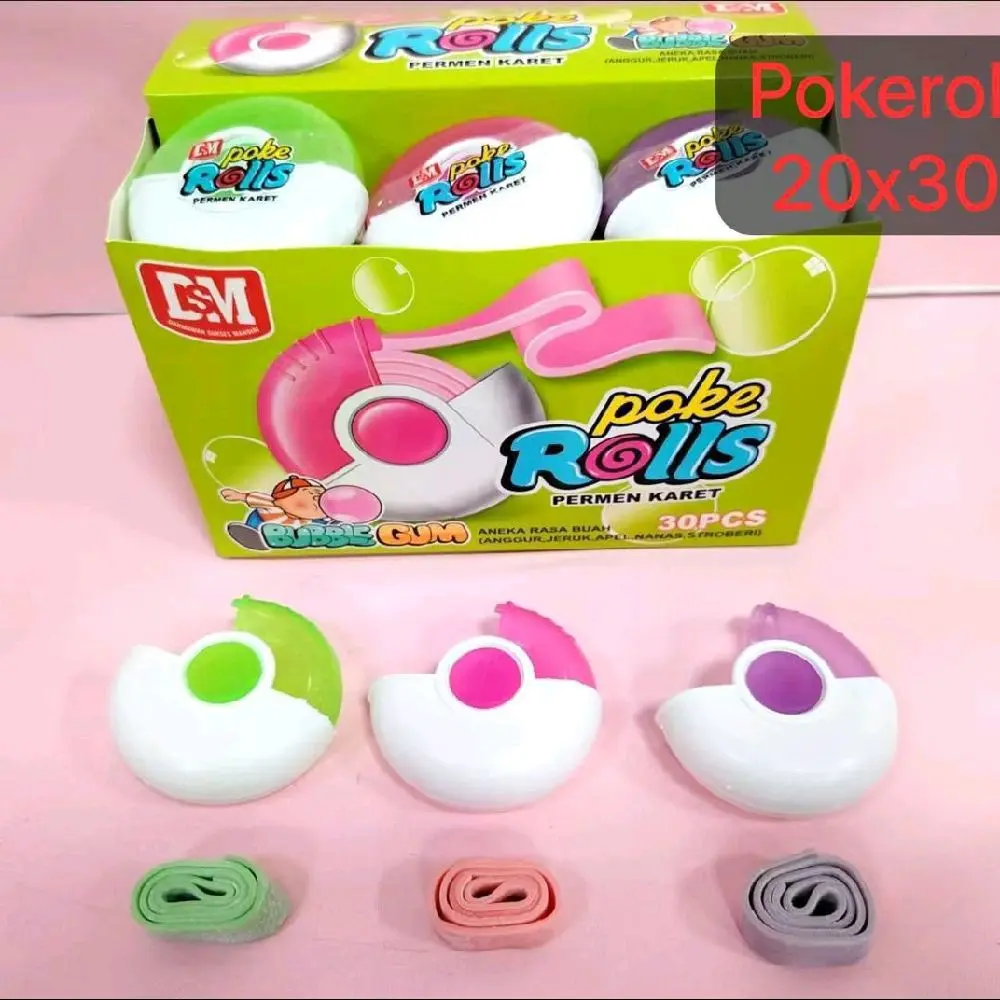 DSM Pokerolls Permen Karet isi 30PCS