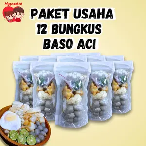 PAKET 12 BUNGKUS BASO ACI BAKSO ACI INSTAN PAKET HEMAT CUANGKI PEDAS Kaldu Food