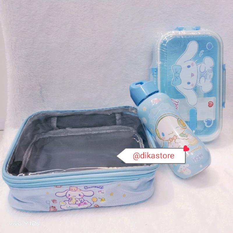 Tempat Makan Set/Lanch Box Set /Tempat Bekel Set/Lanch Box Set Karakter Kitchenware 4