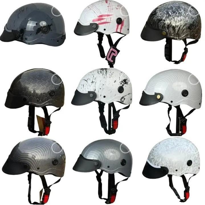 ( SẢN PHẨM 1 NÓN ) Nón Bảo Hiểm CACBON Chính Hãng Helmet Phủ Bóng Nano A35 BẢO HÀNH 12 THÁNG Nhựa ABS Đội Đầu Size 52-59cm Phù Hợp Nam Nữ Vỏ Dày Mút Xốp Cứng Lỗ Thông Gió Lớp Lót Thêu Kín Dây Khóa Chắc Chắn Màu Sơn Sáng