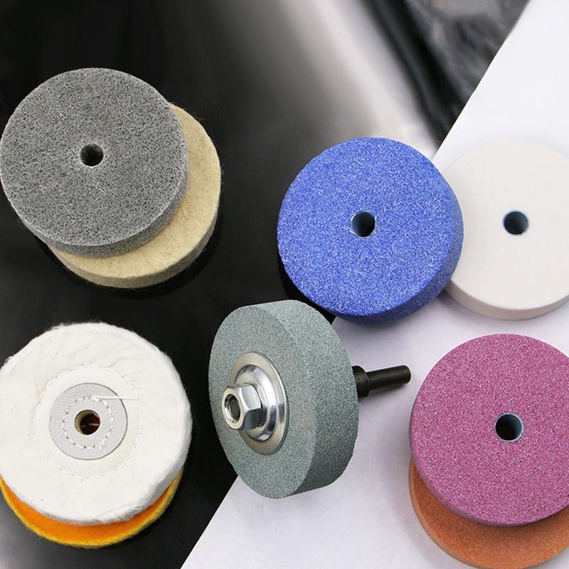 Non-woven Grinding Metal Disc Polishing Louver Scouring Pads Grinding Disc Polishing Wheel Nylon Fiber Flap 0