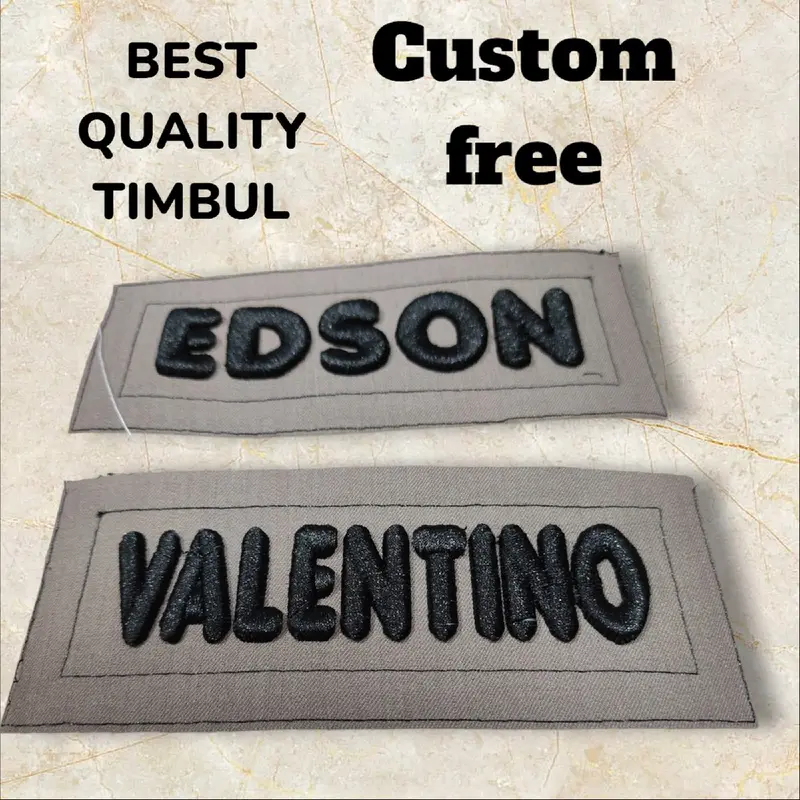 ASLI!! NAME POLRI CUSTOM BORDIR TIMBUL BEST QUALITY 0