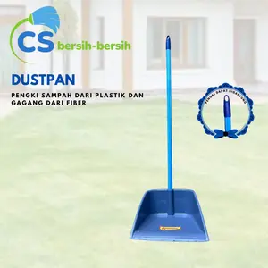 [COD] Pengki Sampah Tebal Anti Pecah CS Bersih Cikrak dengan Gagang Kayu serokan