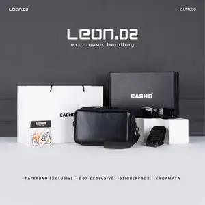 CAGHO EXCLUSIVE I Leon 0.2 Handbag I Slingbag I Clutch I Tas Selempang Eksklusif I Tahan Air Tahan Bara Api
