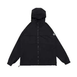 Trushinside Jacket Crinkle Gradieus Hitam Panjang Bahan Dusty Crinkle Size M L XL Kualitas Premium