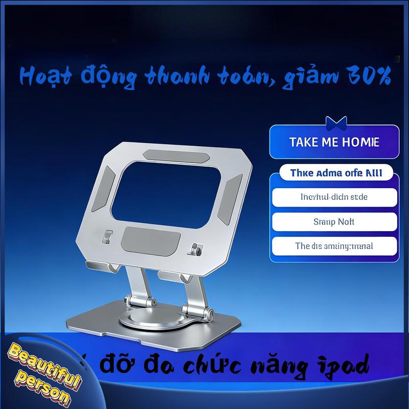 Giá Đỡ Điện Thoại iPad Máy Tính Bảng SMTech Xoay 360 Hợp Kim Nhôm, Kệ Điện…