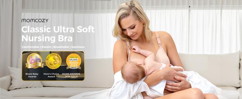 Product Introduction of Momcozy YN21 Nursing Bras For Breastfeeding Seamless Ultra Comfort Maternity Bra, Natural Shape, Pregnancy Sleep Bralette 2