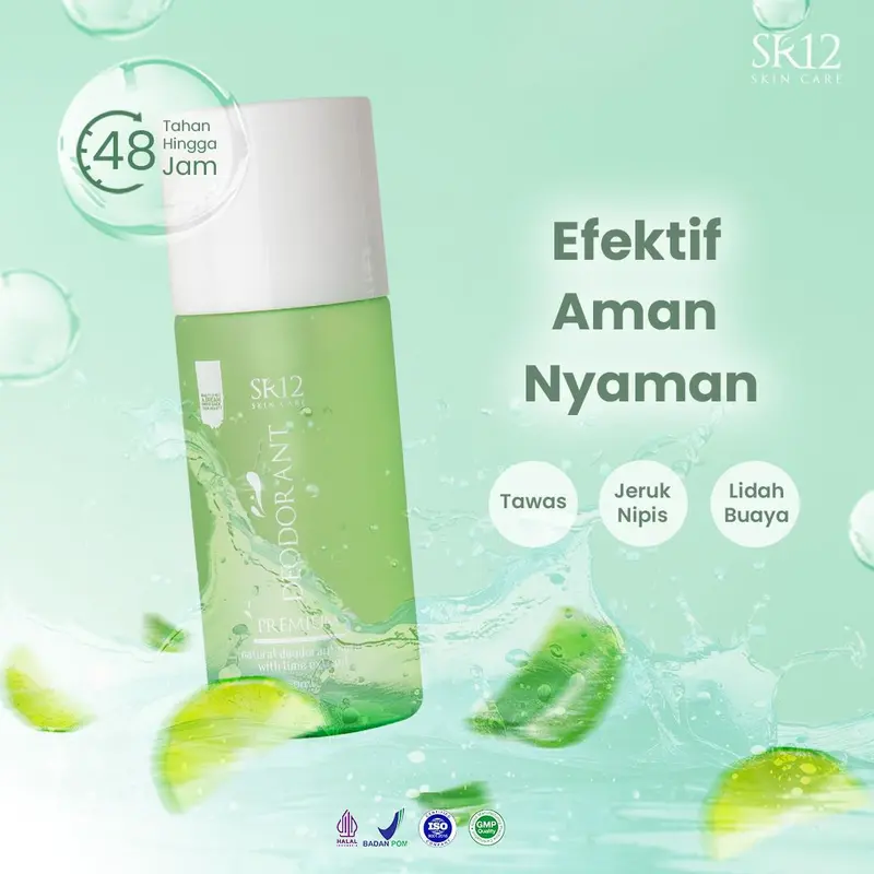 deodorant SR12 ORI atasi bau ketiak Pencerah Organik tawas spray deodorant tawas 0