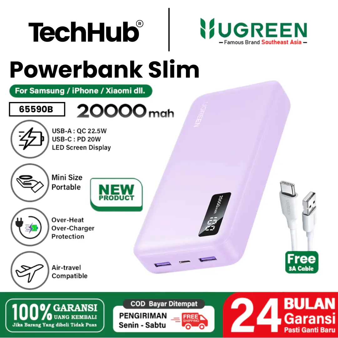 20000mAh Purple