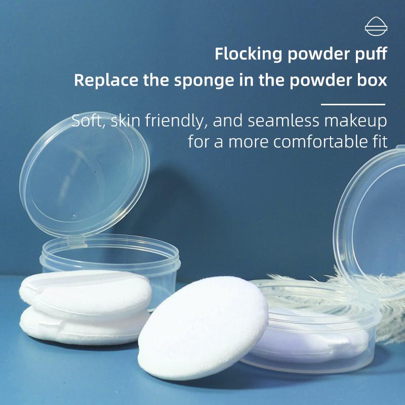 Flocking loose powder puff 5.5cm replacement pack dry powder - TikTok ...