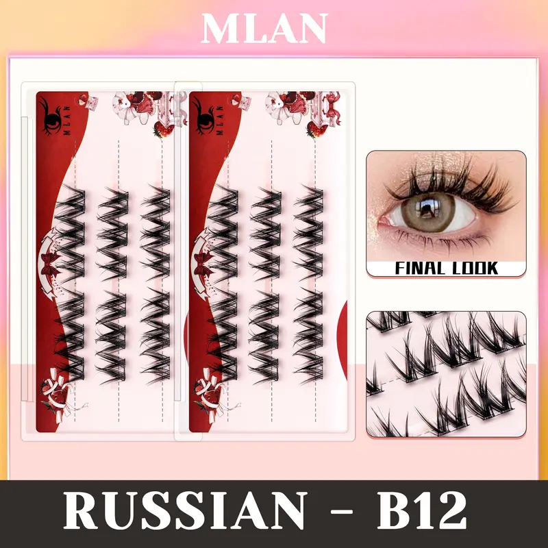 Beli 1 Dapatkan 1 Gratis! MLAN Beauty Bulu Mata Glueless - Tempel Tanpa Ribet – No Lem Needed - Natural Look- Bold Look 4