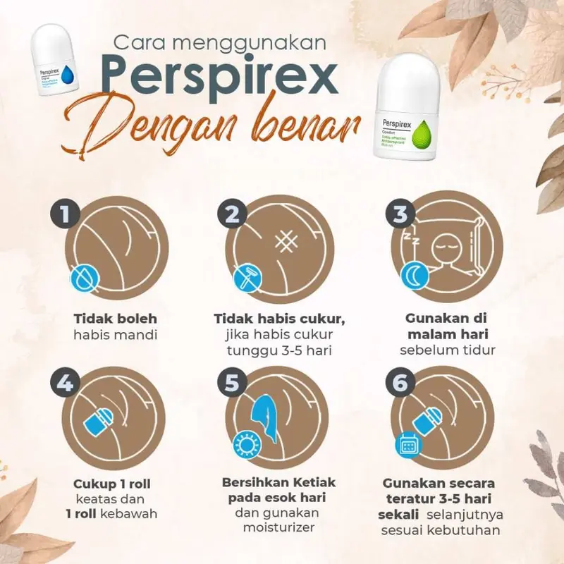 Perspirex Antiperspirant Deodorant 20ml Liquid Roll 8