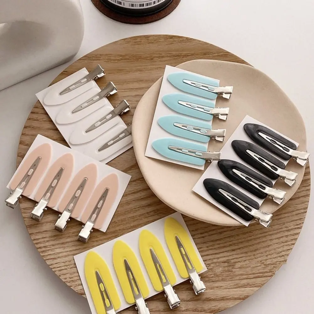 Headdress Fashion Seamless Hair Clip Fix Fringe Hair Accessories No Crease Hairpin Professional Hair Styling No Bend Barrettes